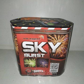 Салют SKY Burst BS13-002 фонтан + феєрверк 13 пострілів, 30 мм BS13-002 фото