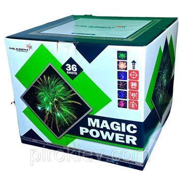 Салют MC175-36 MAGIC POWER фейерверк 36 зар, калибр 42 мм, Maxsem MC175-36 фото