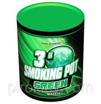 Зеленый дым "Smoking pot green" 3" MA0510/G MA0510/G фото