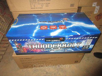 Фейерверк MC201 Thunderbolt (200 зар., 30 мм, 3 мин, Maxsem) MC201 фото